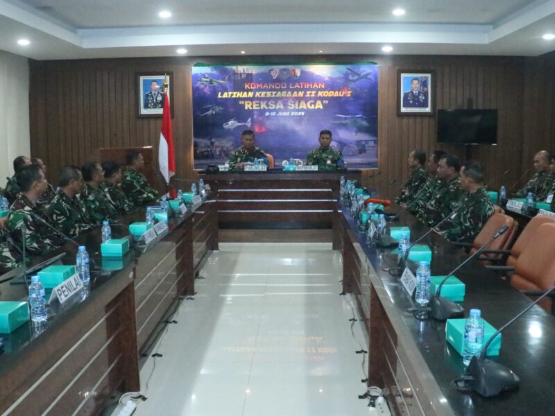 Pangkoopsudnas Buka Latihan Kesiagaan II Kodau I, Kodau I Dituntut Memiliki Kesiapan Operasional Tinggi
