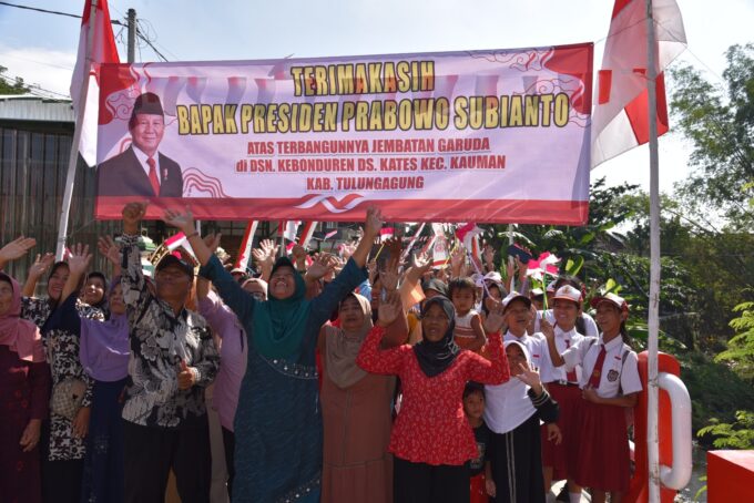 Resmikan Jembatan Garuda, Dandim Tulungagung: Program Presiden Prabowo, Harus Dijaga dan Dimanfaatkan Sebaik-baiknya