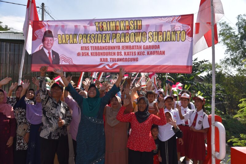 Resmikan Jembatan Garuda, Dandim Tulungagung: Program Presiden Prabowo, Harus Dijaga dan Dimanfaatkan Sebaik-baiknya