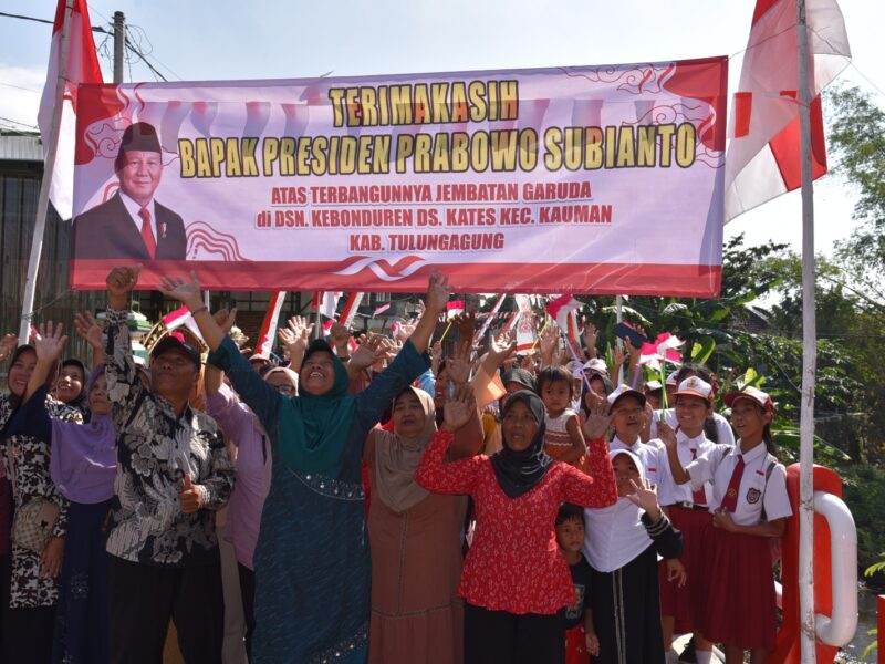 Resmikan Jembatan Garuda, Dandim Tulungagung: Program Presiden Prabowo, Harus Dijaga dan Dimanfaatkan Sebaik-baiknya