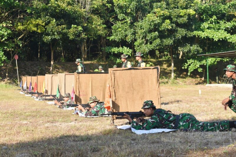 Peningkatan Hasil Jadi, Indikator Keberhasilan Latihan Menembak Korem 081/DSJ