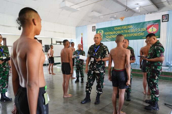 Pangdam IV/Diponegoro Pimpin Sidang Sub Panpus: Rekrutmen Bintara TNI AD, Berjalan Objektif dan Transparan