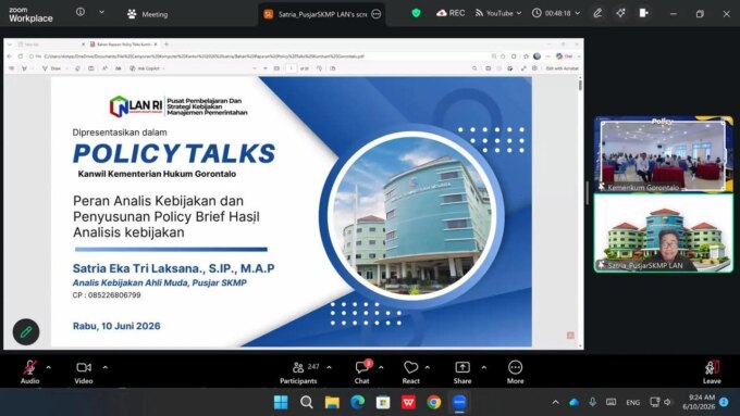 Kemenkum Jambi Ikuti Policy Talks Nasional, Perkuat Peran Analis Kebijakan Tingkat Daerah – Detiktoday.com