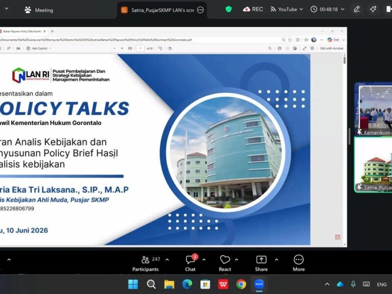 Kemenkum Jambi Ikuti Policy Talks Nasional, Perkuat Peran Analis Kebijakan Tingkat Daerah – Detiktoday.com