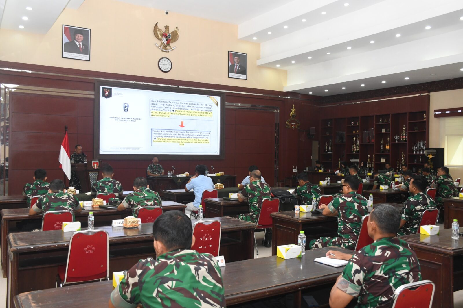 Optimalkan Tata Kelola Informasi, Kodam IV/Diponegoro Gelar MTT Penilaian Mandiri Sistekinfo TNI AD