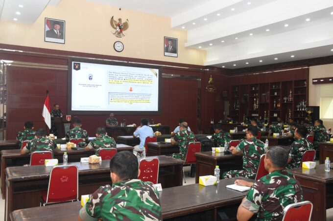 Optimalkan Tata Kelola Informasi, Kodam IV/Diponegoro Gelar MTT Penilaian Mandiri Sistekinfo TNI AD