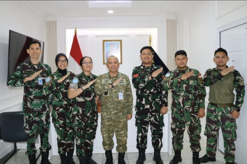Usai Emban Misi Perdamaian di Lebanon, Personel Kesehatan TNI AU Kembali ke Tanah Air