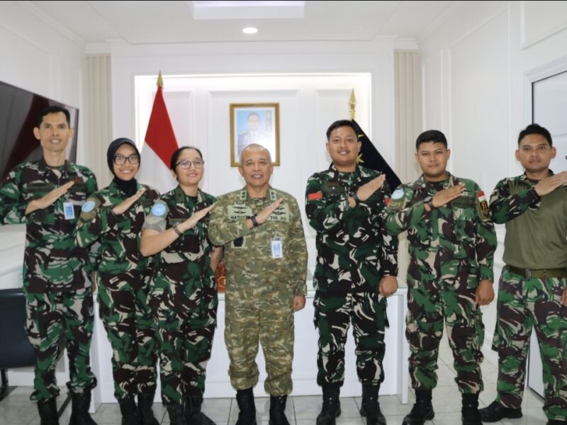 Usai Emban Misi Perdamaian di Lebanon, Personel Kesehatan TNI AU Kembali ke Tanah Air