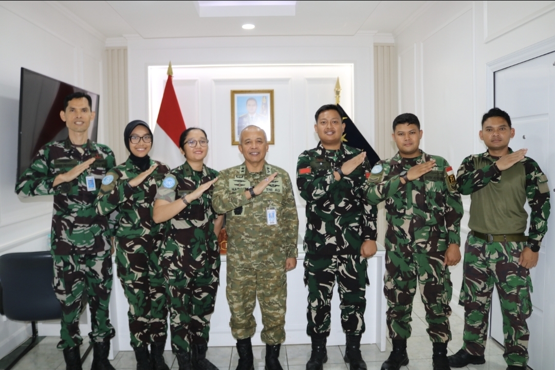 Usai Emban Misi Perdamaian di Lebanon, Personel Kesehatan TNI AU Kembali ke Tanah Air