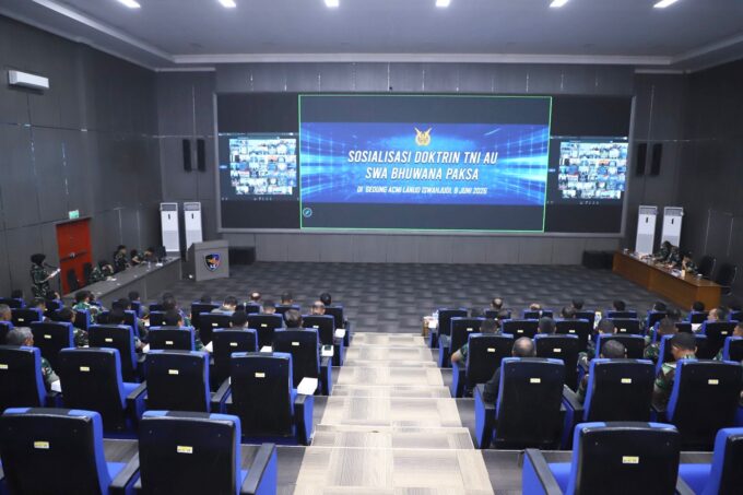 Kodiklatau Sosialisasikan Doktrin TNI AU Swa Bhuwana Paksa 2025