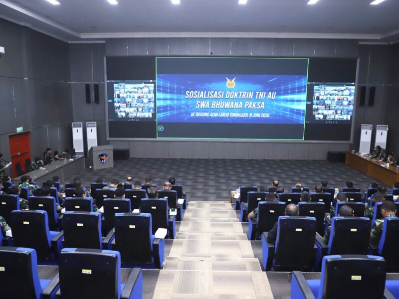 Kodiklatau Sosialisasikan Doktrin TNI AU Swa Bhuwana Paksa 2025