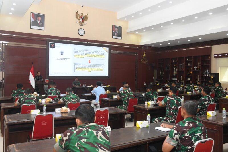 Optimalkan Tata Kelola Informasi, Kodam IV/Diponegoro Gelar MTT Penilaian Mandiri Sistekinfo TNI AD