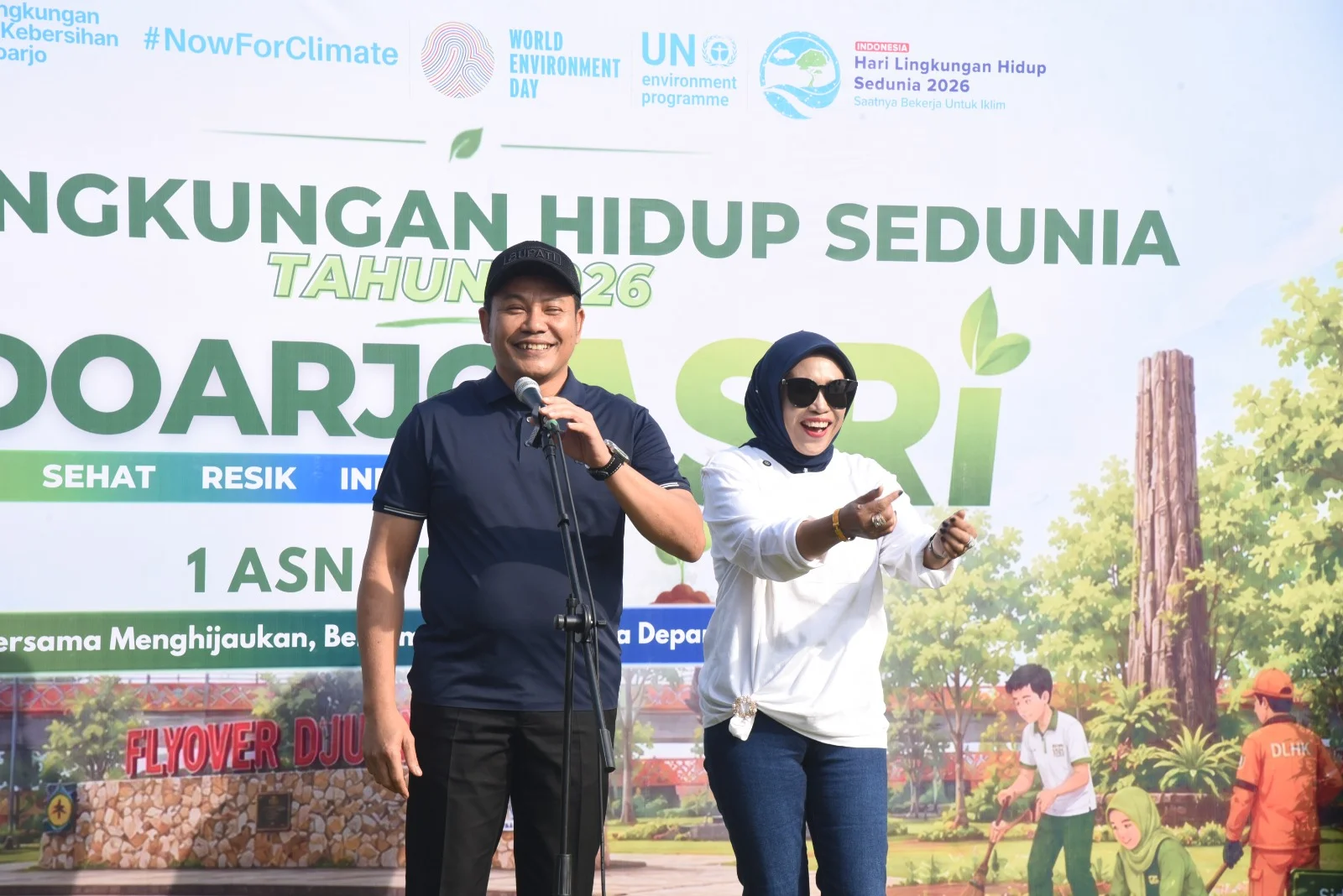 Bupati Sidoarjo Subandi dan Wabup Mimik Kompak Tanam Pohon di Peringatan Hari Lingkungan Hidup Sedunia 2026 – Detiktoday.com