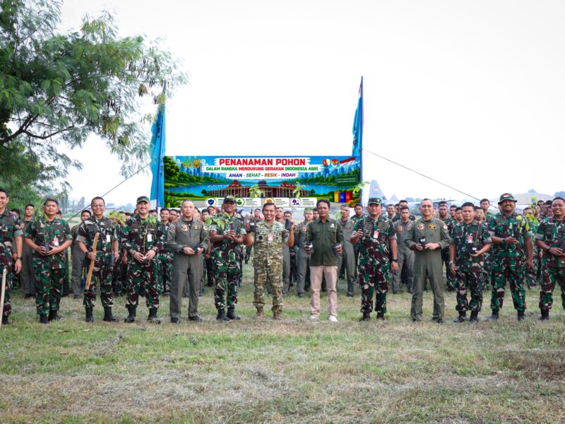 Danlanud Halim Perdanakusuma, Marsma TNI Ali Gusman, S.T, M.M Hadiri Perdanakusuma Tanam 1.300 Pohon