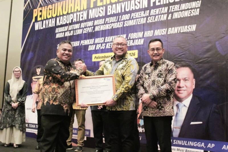 Kanwil BPJS-TK Sumbagsel Nobatkan Disnakertrans Muba Pelopor program Jaminan Sosial Ketenagakerjaan – Detiktoday.com