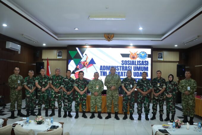 Setumau Sosialisasikan Administrasi Umum TNI AU untuk Perkuat Tata Kelola Organisasi