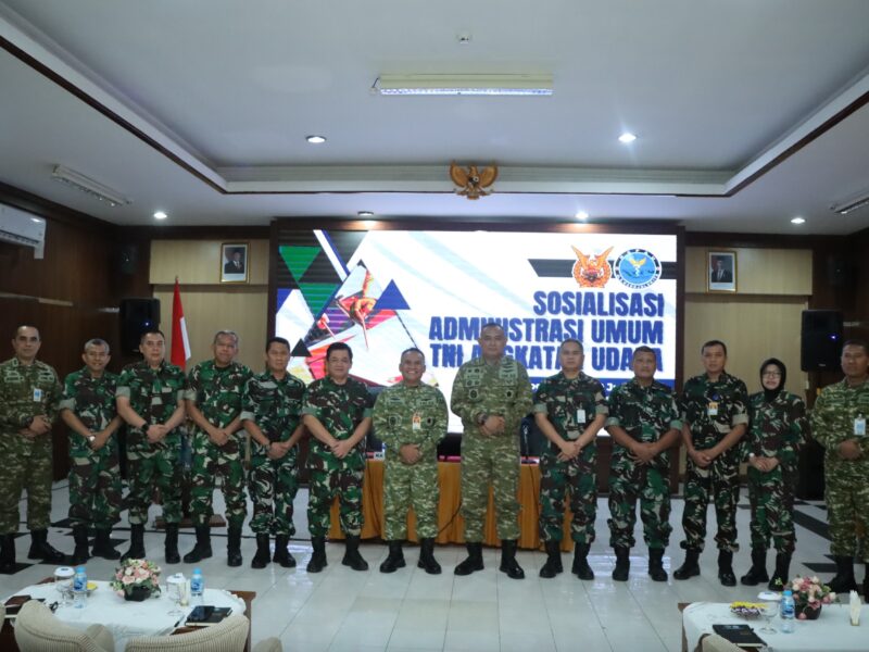Setumau Sosialisasikan Administrasi Umum TNI AU untuk Perkuat Tata Kelola Organisasi