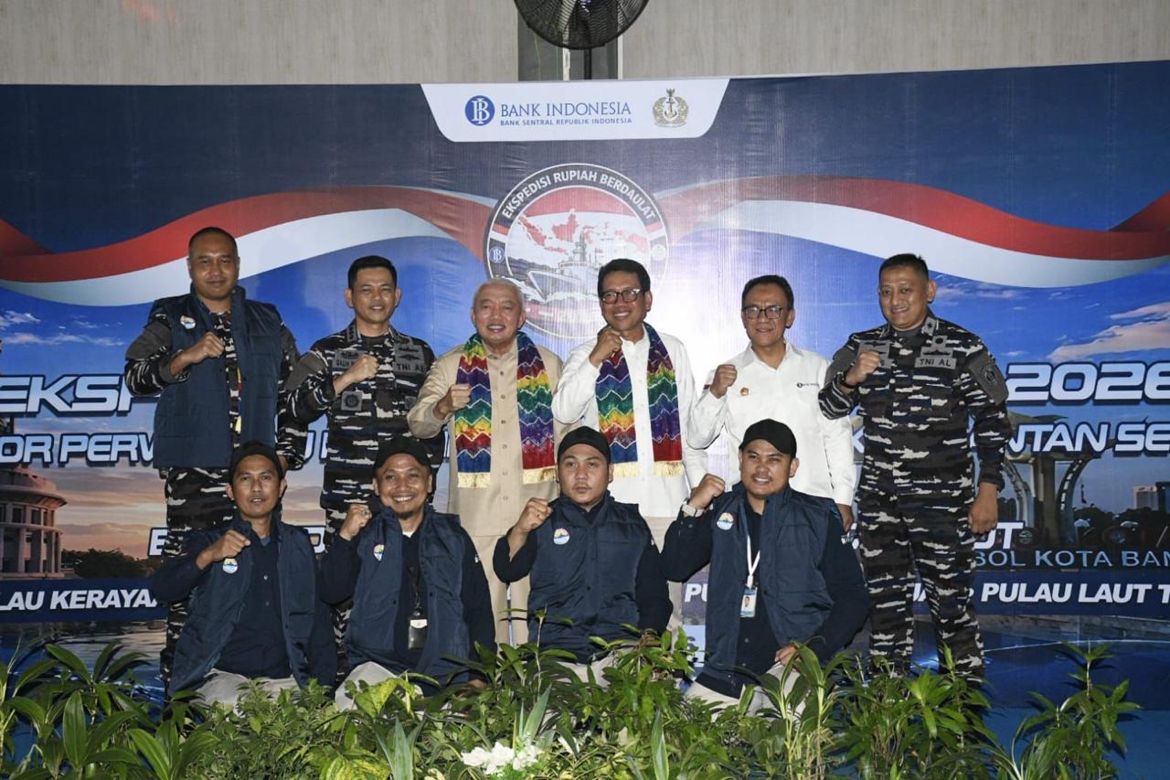 TNI AL dan BI Lepas Ekspedisi Rupiah Berdaulat 2026, Pastikan Uang Layak Edar di Wilayah 3T di Kalimantan Selatan