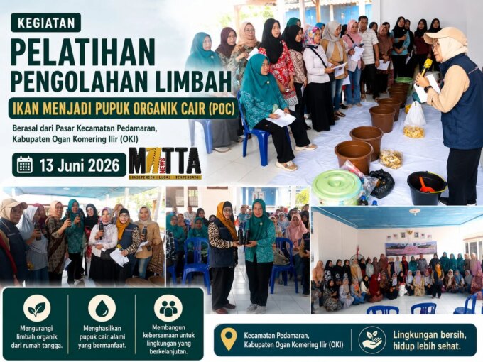 Forum DAS Sumsel Dorong Kecamatan Pedamaran Kembangkan Pupuk Organik dari Limbah Ikan – Detiktoday.com