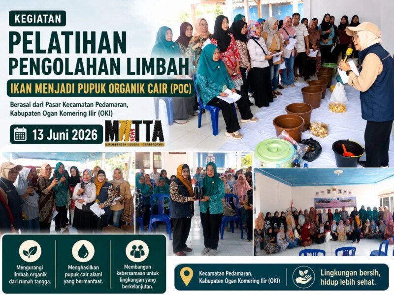 Forum DAS Sumsel Dorong Kecamatan Pedamaran Kembangkan Pupuk Organik dari Limbah Ikan – Detiktoday.com