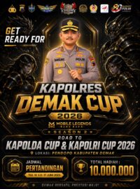 Kapolres Demak Cup 2026 Season 2, Jadi Ajang Pembinaan Atlet E-Sport Muda
