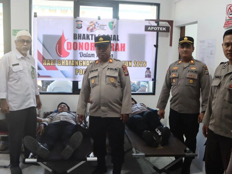 HUT Bhayangkara ke-80, Polres Fakfak Gelar Donor Darah – Detiktoday.com