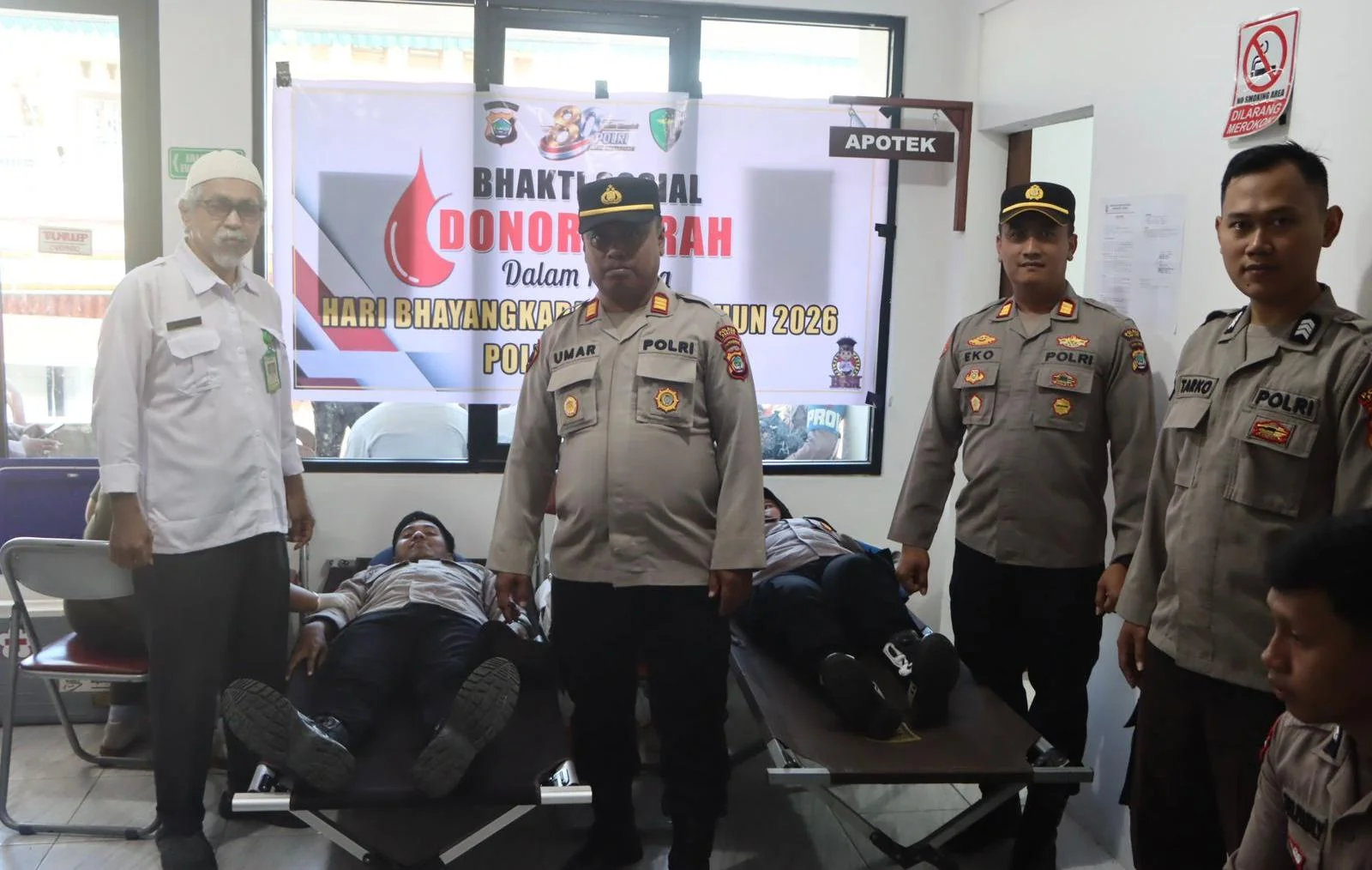 HUT Bhayangkara ke-80, Polres Fakfak Gelar Donor Darah – Detiktoday.com