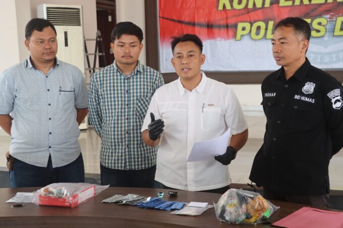 Kedok Jualan Es Teh, Pengedar Sabu Dibekuk Satresnarkoba Polres Demak