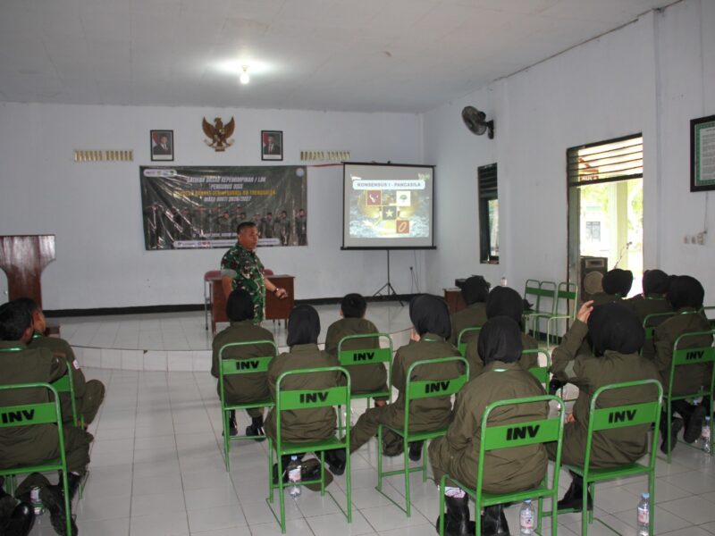 Kodim 0806/Trenggalek Tempa Jiwa Kepemimpinan Siswa Sekolah Rakyat Melalui LDK