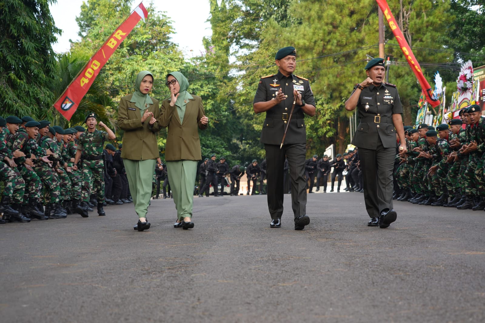 Pangdam IV/Diponegoro Pimpin Sertijab Danyonif 400/Banteng Raiders: Semangat Juang dan Kehormatan Prajurit Raider
