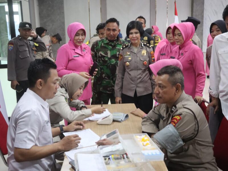 Donor Darah, Jadi Wujud Kepedulian Polres Demak pada Momentum Hari Bhayangkara