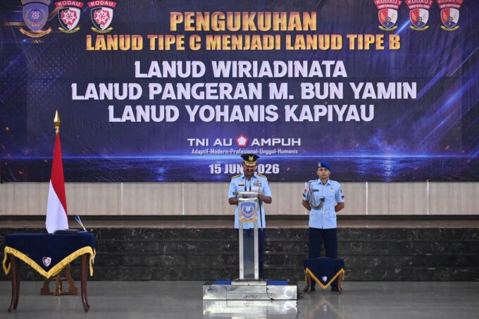 Pangkoopsudnas: Peningkatan Status Lanud adalah Bentuk Kepercayaan Dan Amanah Dari Pimpinan TNI AU