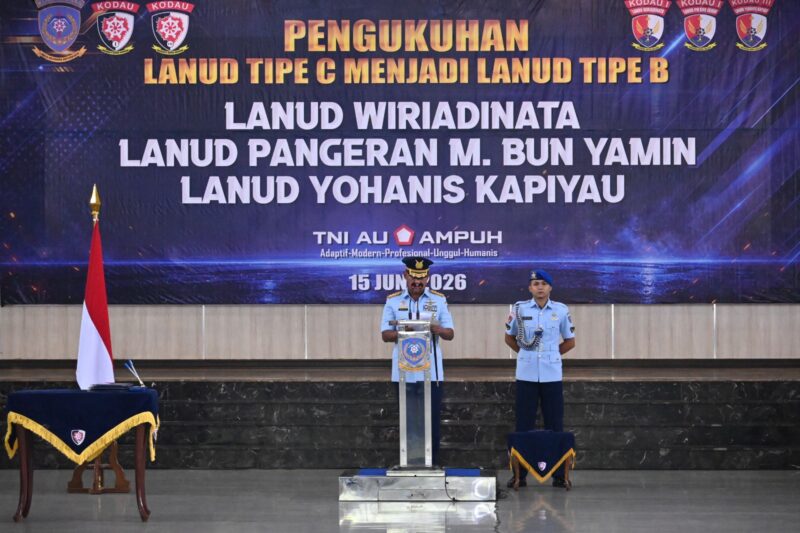 Pangkoopsudnas: Peningkatan Status Lanud adalah Bentuk Kepercayaan Dan Amanah Dari Pimpinan TNI AU