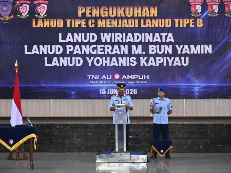 Pangkoopsudnas: Peningkatan Status Lanud adalah Bentuk Kepercayaan Dan Amanah Dari Pimpinan TNI AU