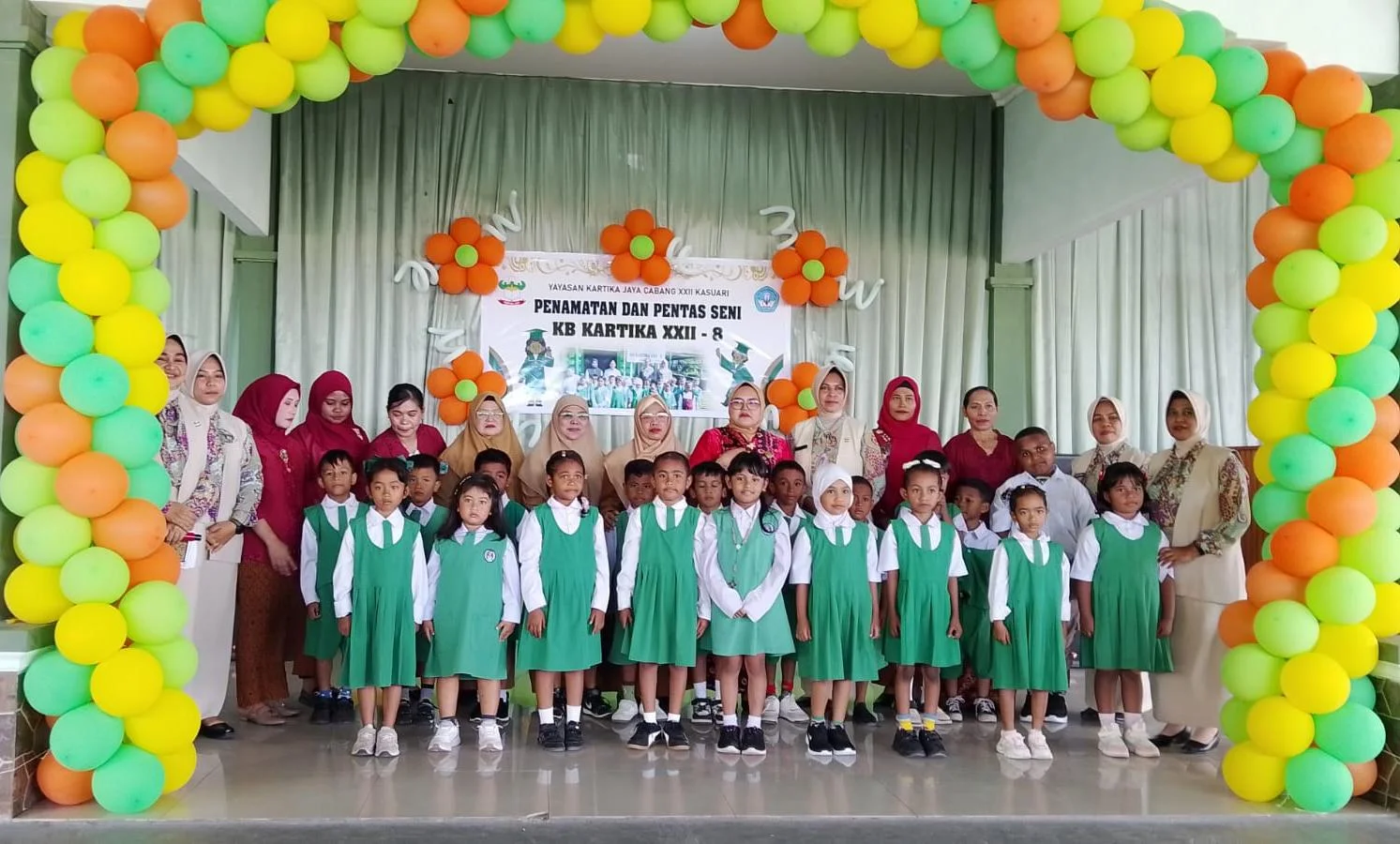 KB Kartika XXII-8 Gelar Penyematan dan Pentas Seni, Wujudkan Anak Cerdas Berkarakter – Detiktoday.com