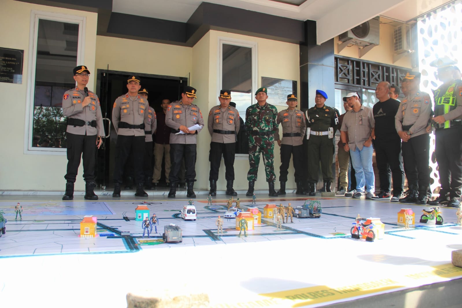 Jelang Pengesahan PSHT, TNI-Polri dan Pemkab Trenggalek Bersinergi Jaga Kondusivitas