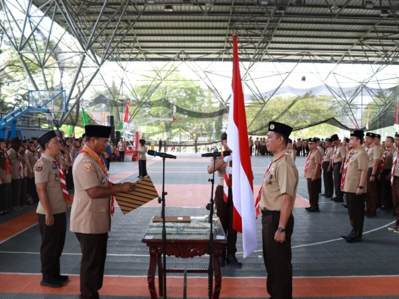 Dilantik Serentak di Stable Berkuda, 308 Pengurus Pramuka Muba Emban Amanah – Detiktoday.com