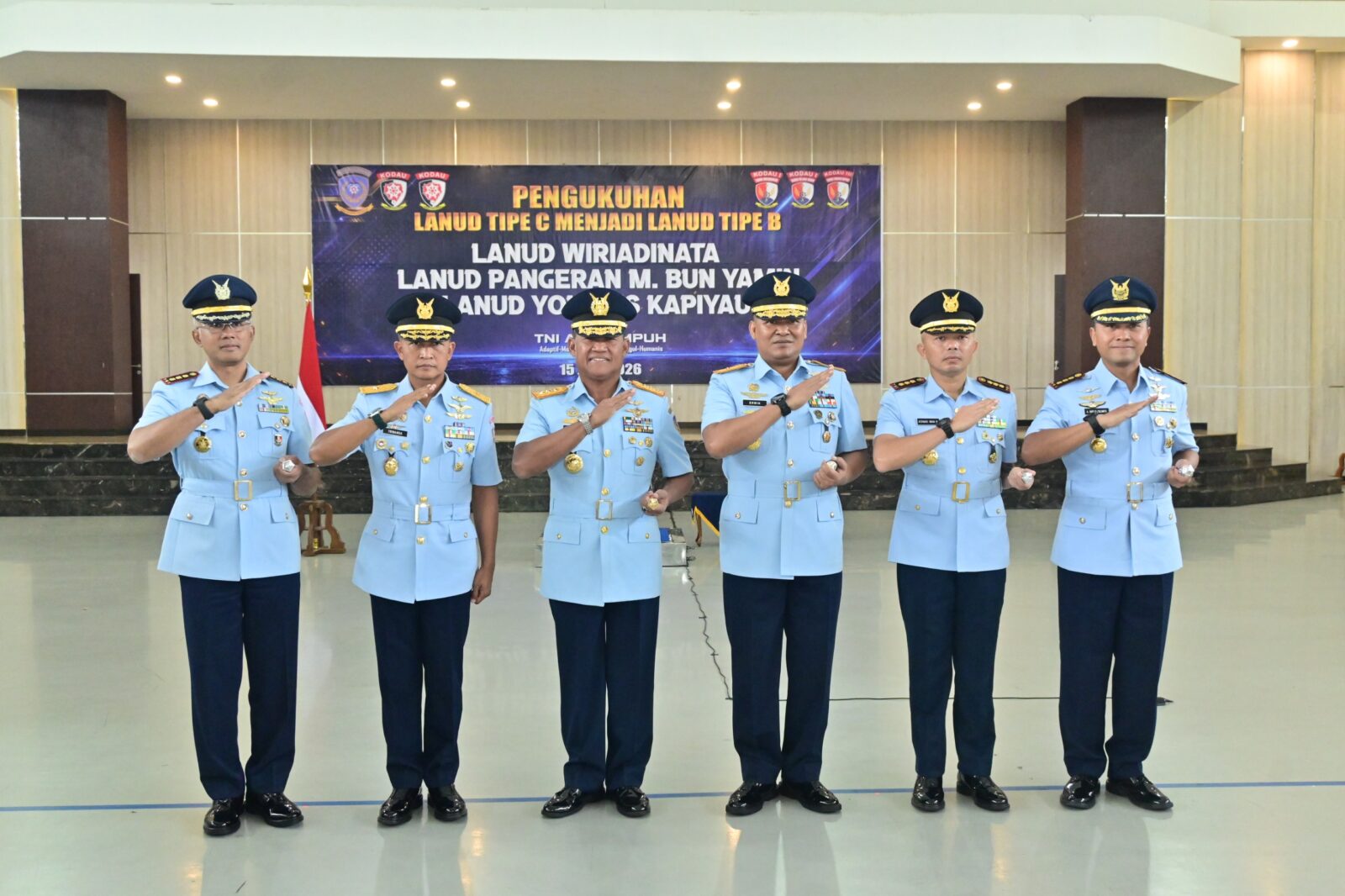 Validasi Organisasi, TNI AU Tingkatkan Status Tiga Lanud