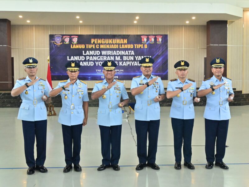 Validasi Organisasi, TNI AU Tingkatkan Status Tiga Lanud