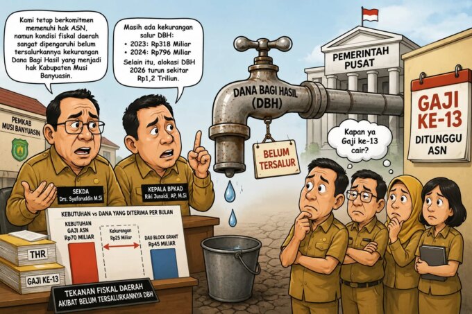 Pembayaran Gaji ke-13 ASN Menunggu Transfer DBH dari Pemerintah Pusat – Detiktoday.com