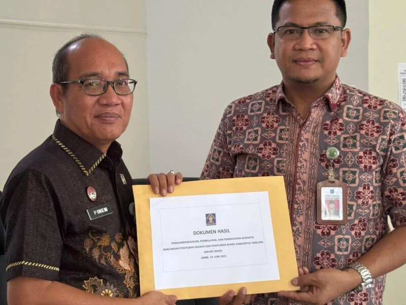 Kanwil Kemenkum Jambi Harmonisasi Dua Rancangan Regulasi Tanjabbar, Perkuat Arah Pembangunan dan Tata Kelola ASN – Detiktoday.com
