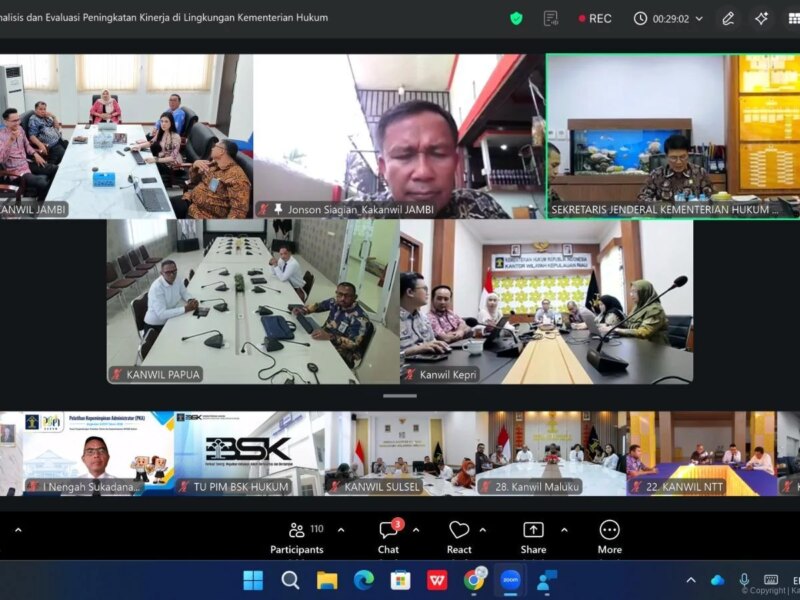 Kanwil Kemenkum Jambi Ikuti Evaluasi Peningkatan Kinerja, Perkuat Akuntabilitas dan Tata Kelola Organisasi – Detiktoday.com