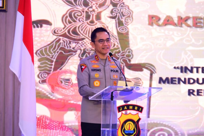 Kapolda Jambi Buka Rakernis Intelkam 2026, Tekankan Deteksi Dini dan Sinergi Hadapi Ancaman Kamtibmas – Detiktoday.com