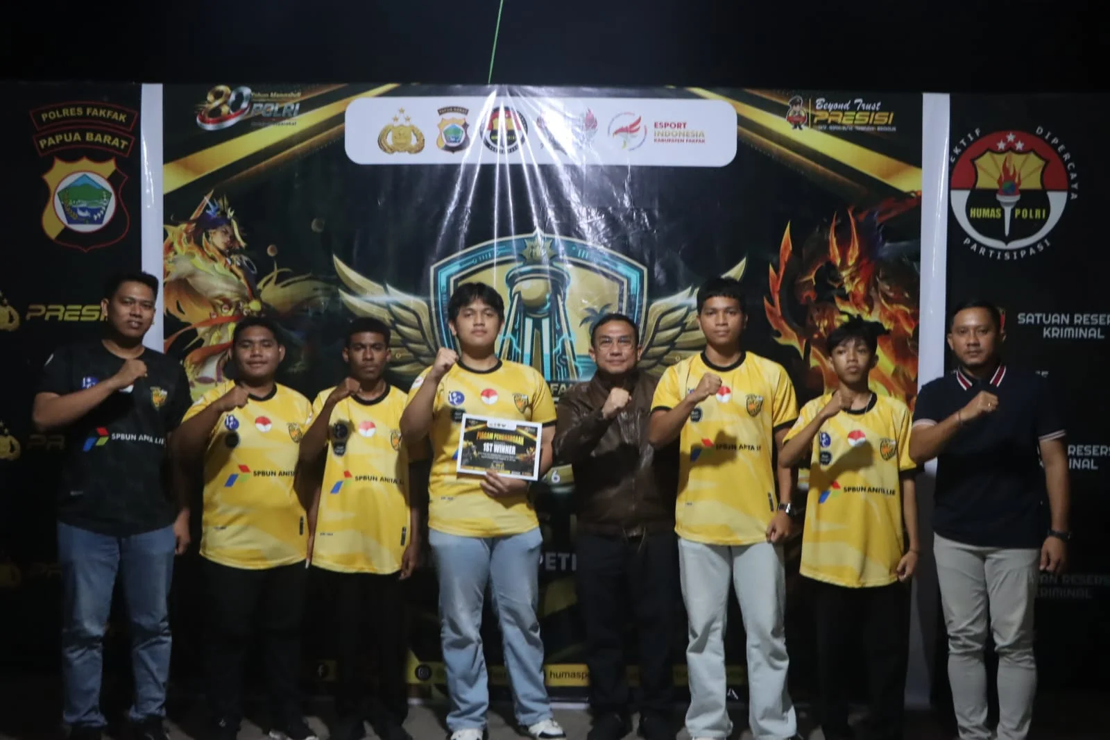 Tim Pioner Juara Kapolres Fakfak E-Sport Competition 2026, Bukti Anak Muda Fakfak Berprestasi – Detiktoday.com