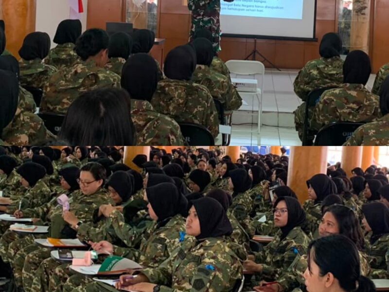 Dansatdik AAL Kolonel Marinir Kakung Tanamkan Nilai Dasar Bela Negara kepada Peserta SPPI Koperasi Desa/Kelurahan Merah Putih dan Kampung Nelayan Merah Putih