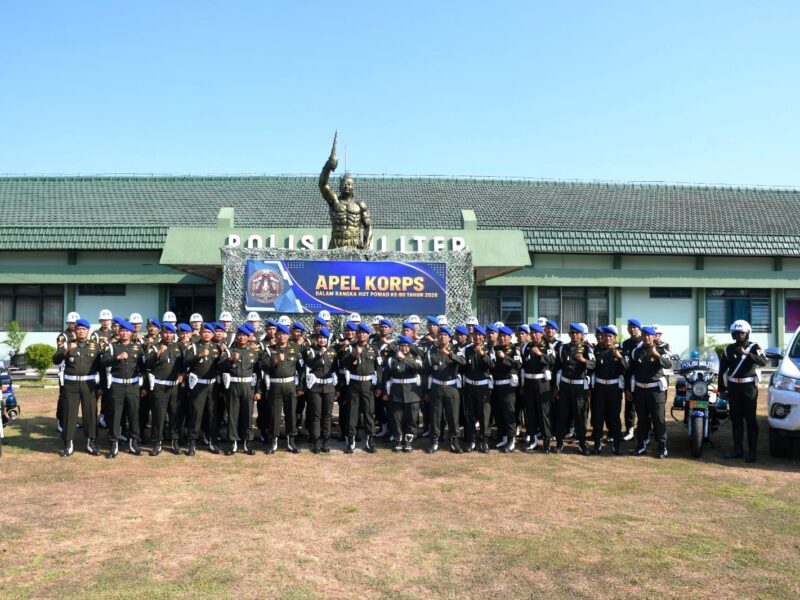HUT Ke-80 Pomad, Denpom V/1/Madiun Siap Perkuat Pengabdian