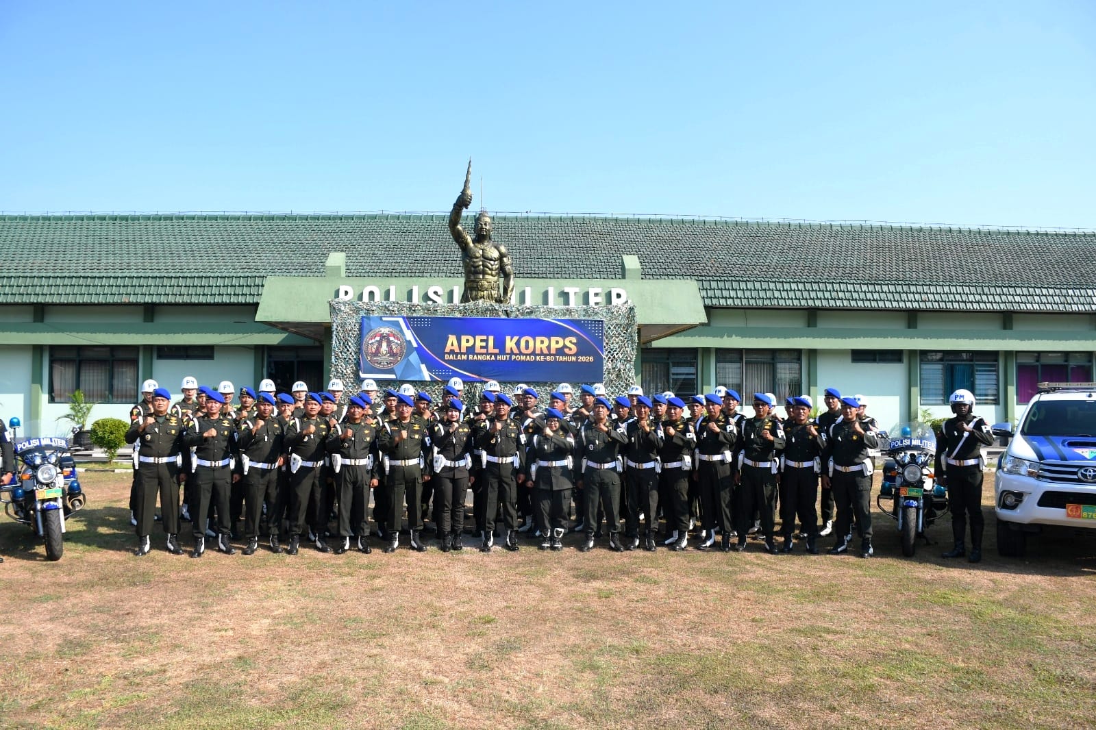 HUT Ke-80 Pomad, Denpom V/1/Madiun Siap Perkuat Pengabdian