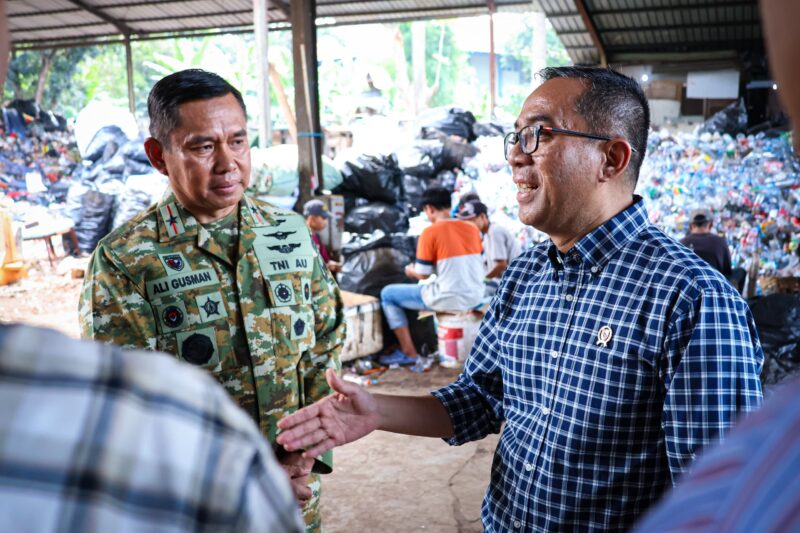 Lanud Halim Perdanakusuma Kembangkan Pengelolaan Sampah Berkelanjutan Berkapasitas 100 Ton