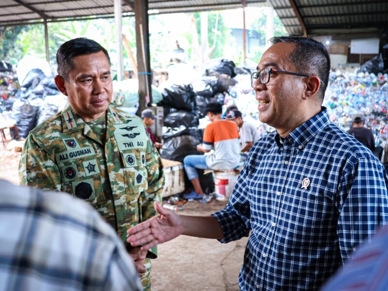 Lanud Halim Perdanakusuma Kembangkan Pengelolaan Sampah Berkelanjutan Berkapasitas 100 Ton