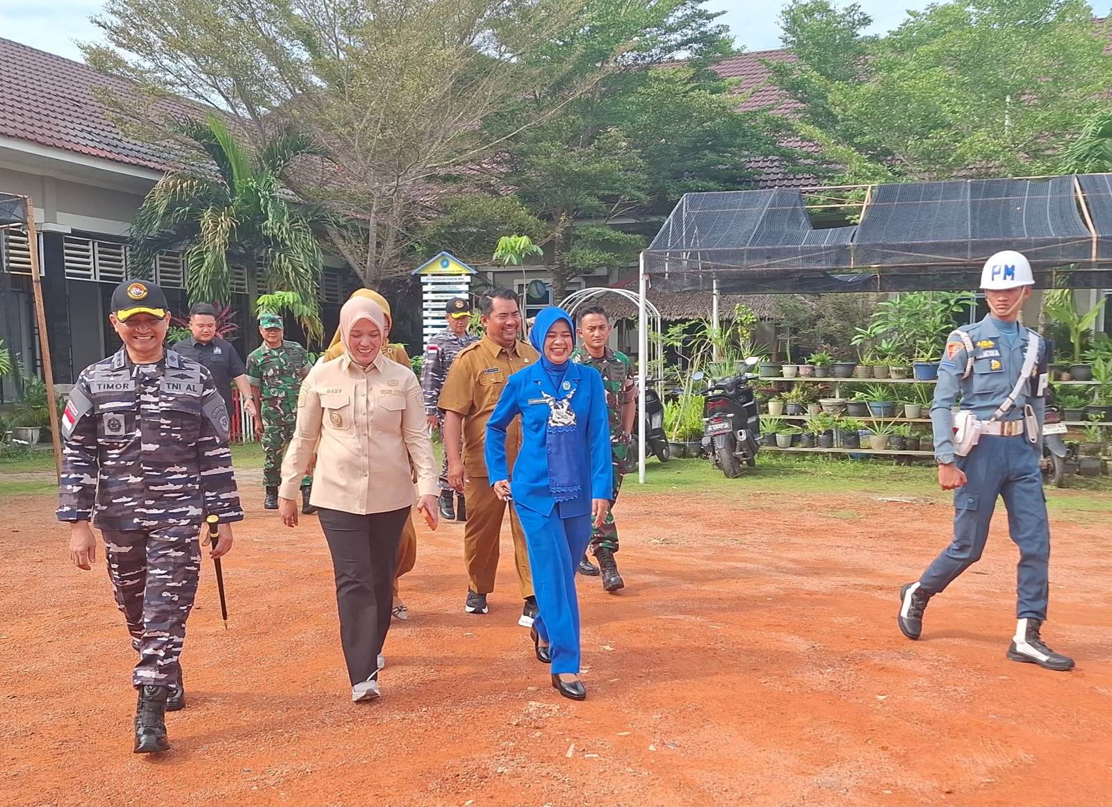 Lanal Bintan Kembali Gelar Bakti Sosial dan Pemeriksaan Kesehatan Gratis di Desa Kawal
